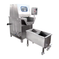 Hot Selling48 80 120 Aiguilles Personnaliser Tension Automatique Poulet Saline Injection Machine Viande Saumure Injecteur Machine