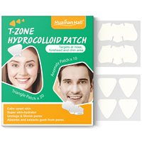 Patchs Hydrogel pour l'Élimination des Points Noirs dans la Zone Triangulaire du Visage, Bandelettes Nettoyantes Profondes pour le Nez, Réductrices de Pores 100x12x120mm