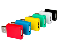 Fábrica al por mayor logotipo personalizado pila de carga pública condón USB para proteger los datos bloqueador de datos de seguridad para la promoción de regalos