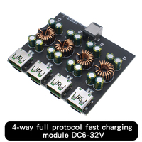 QC4.0 QC3.0 USB Type-C Adaptateur de charge rapide Mobile 6-35V Module de rappel abaisseur SCP FCP PD Qualcomm SW3516 SW3518