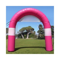 Arche gonflable géante personnalisée Honyi avec logo, en matériau Oxford/PVC, pour la publicité haut de gamme et les ventes.