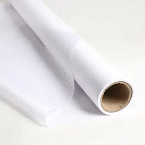 Diskon besar gulungan kain sublimasi 100% poliester bendera bahan tekstil melawan kain cetak poliester kain digital dicetak