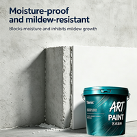 Pintura Acrílica de Primera Calidad con Fuerte Adhesión, Buen Poder de Cobertura, Revestimiento Líquido para Interiores, Aplicación en Aerosol, Modelo DQ, Precio de Fábrica