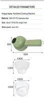4 en 1 trancheurs de fruits et légumes multifonctionnels, pour piment durable, portable, mini ensemble de coupe-légumes électriques à main