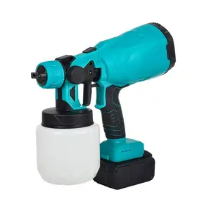Cordless Spray Gun For Painting Portable Paint Sprayer is suitable for walls, fences, floors, ceilings and more