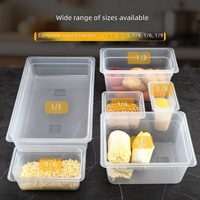 Hoge kwaliteit PP plastic BPA-vrij cateringapparatuur EU-stijl GN-bakken voedselveilige containers hotel restaurant