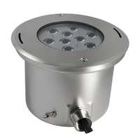 27W DC24V RGBW LED Unterwasserleuchten IP68 Wasserdicht Runde Einbauleuchten SS316L Dimmbare Außen-Schwimmbadbeleuchtung