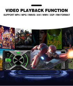 4 इंच का सिंगल दीन कार एमपी 5 प्लेयर टच स्क्रीन एफएम रेडियो यूएसबी टीएफ कार्ड ऑटो मूवी प्लेबैक हैंडसबफ्री कॉल कार स्टीरियो ऑडियो - Product Image 3