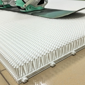Tapete de Plástico Impermeable y Ecológico para Esquí/Snowboard en Interiores y Exteriores, 50x50x6 cm, para Pistas Secas de Enoki Mushroom - Product Image 2