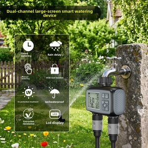 New Foreign Trade Outdoor Garden Watering Device Automatic Irrigation Controller Smart Water Valve <b>Timer</b> LCD Display <b>Timer</b> - Product Image 1