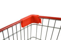 Chariot d'épicerie SXD-60A intelligent chariot d'épicerie à quatre roues durable avec sac de supermarché bon marché en maille de plate-forme facile à utiliser