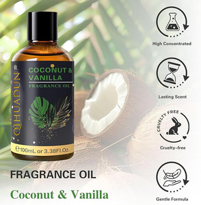 Huile parfumée concentrée noix de coco vanille en gros, personnalisée <span class=keywords><strong>pour</strong></span> <span class=keywords><strong>la</strong></span> fabrication de parfums, de lessives, de bougies et de savons – Usine chinoise - Product Image 2