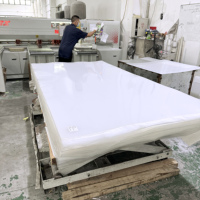 Panel de Lámina Acrílica Rectangular Transparente de Alta Calidad, 8mm, 12mm, 18mm, 40mm de Grosor, 4ft x 8ft, 4ft x 10ft, Venta al Por Mayor de Fábrica