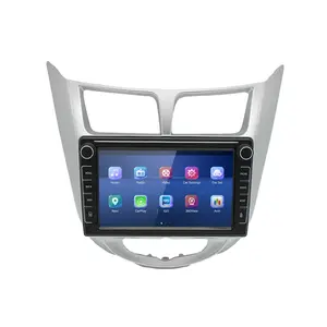 Kirinavi WC-HU7202 אנדרואיד 10 2 דין רכב gps מערכת ניווט ליונדאי אקסנט 2011 2016 רכב רדיו dvd נגן 4 core wifi 4g