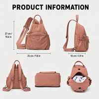 Sac à dos pour femmes, sac de créateur en tissu Oxford, grande capacité, sac décontracté tendance, OEM ODM, vente en gros, 20 pièces, usine