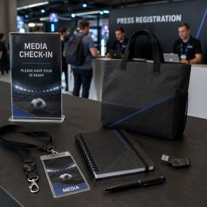 Set de Mercancía Personalizada para Fanáticos del Fútbol Global, OEM ODM, Paquete de Regalo Multi SKU, Kit de Prensa para Eventos - Product Image 3