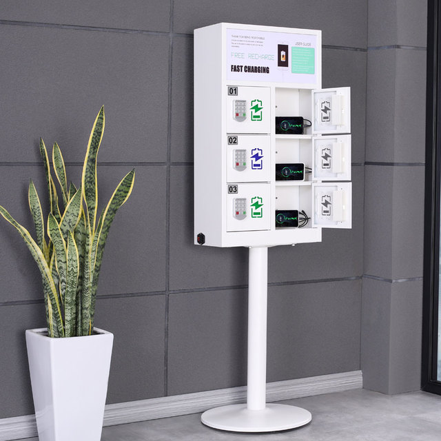 WLAN Hot Sale Smart Mobile Phone Charging Station Locker Pin Code Cabinet Electronic Lock 6 Compartments Assembled Structure