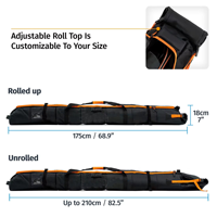 Sac OEM d'usine Bottes de snowboard imperméables Sac de transport fourre-tout Sac de ski rembourré de qualité supérieure