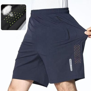 Pantalones Cortos Deportivos <span class=keywords><strong>de</strong></span> Seda Helada <span class=keywords><strong>para</strong></span> Hombre, <span class=keywords><strong>de</strong></span> Secado Rápido, con Cremallera, Ropa <span class=keywords><strong>de</strong></span> Entrenamiento, Ropa Deportiva <span class=keywords><strong>de</strong></span> Fútbol, Baloncesto y Gimnasio - Product Image 1