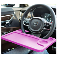 Tablette de Volant pour Voiture, Support de Bureau pour Ordinateur Portable, Tablette, Manger, Boire et Voyager, Accessoire Automobile
