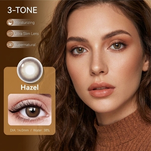 <span class=keywords><strong>Lentilles</strong></span> de contact souples MIIEMO Fashion Eye Contact Lenses Wholesale Hydrogel <span class=keywords><strong>HAZEL</strong></span> avec boîte d'emballage personnalisée pour <span class=keywords><strong>lentilles</strong></span> de contact - Product Image 1
