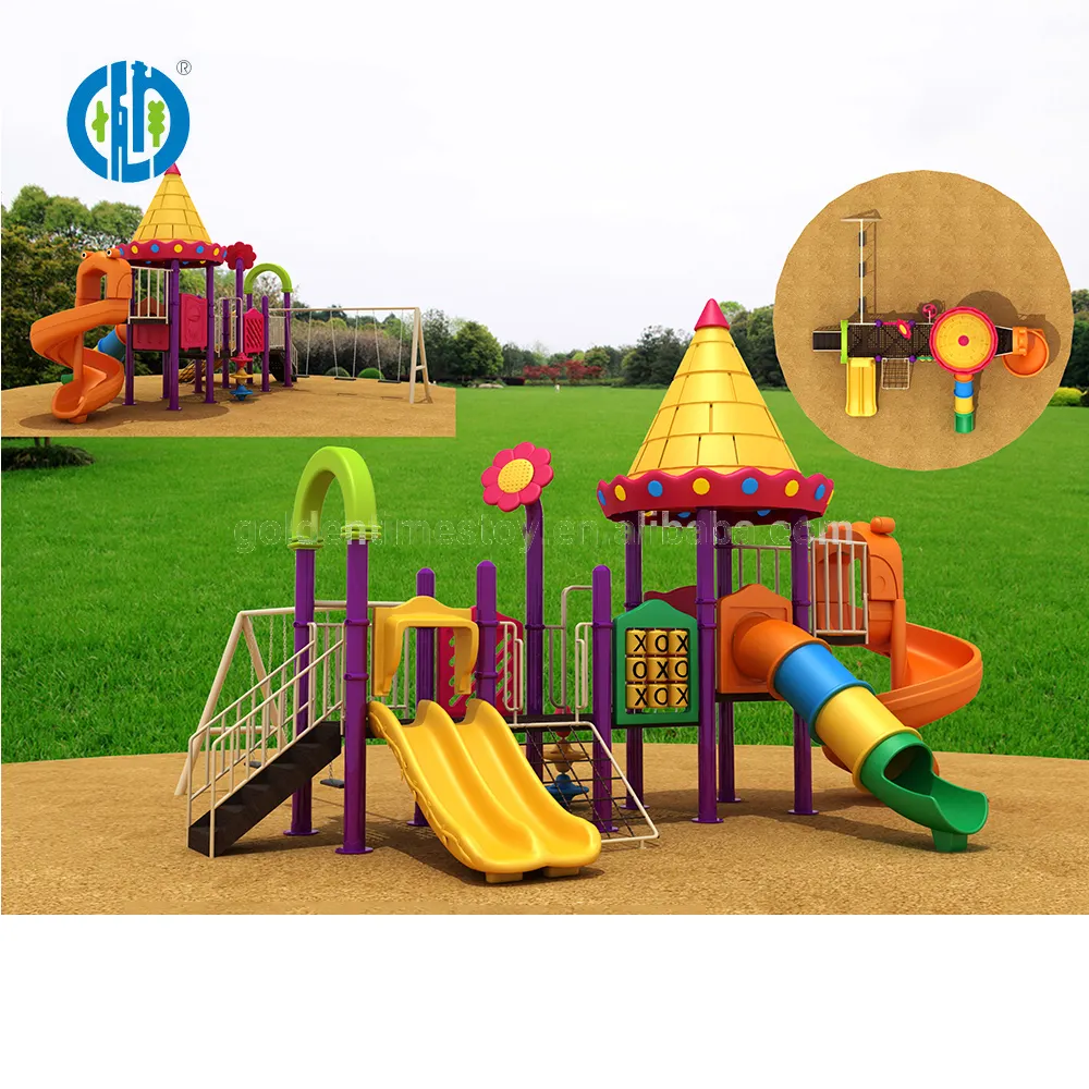Usine personnalisée enfants intéressant jardin d'enfants en plastique ensemble de jeu extérieur aire de jeux