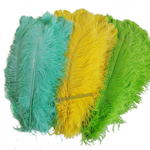 <span class=keywords><strong>Plumas</strong></span> de avestruz naturales blancas para fiesta, Carnaval, hogar, boda, centro de mesa, jarrón de Navidad, decoración de vacaciones, artesanía DIY Floral - Product Image 3