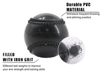 Pelotas de Ejercicio al por Mayor de PVC de 9 Pulgadas, Pelotas Pliométricas Duraderas de Alta Resistencia con Costuras de Béisbol para Entrenamiento de Lanzamiento