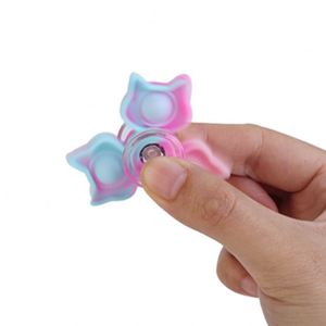Juguete Antiestrés Personalizado de Silicona, Diseño de Trampa para Ratones, Colores Macaron, Spinner para Dedos, Juguete para Aliviar el Estrés - Product Image 5