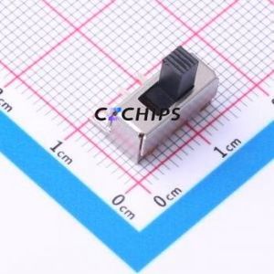 SS12F23L5 Slide Switch Through hole Component (THT) Switch Single Pole Double Throw Rectangle Pin Header PC Pin 12.9mm - Product Image 1