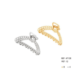 Fermaglio per capelli a forma di catena Hiten Land, 7,5 cm, in metallo, per donna, accessorio per capelli alla moda - Product Image 2