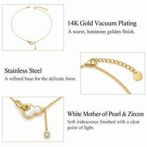 Collier pendentif en alliage plaqué or avec zircon cubique, chaîne serpent minimaliste, unisexe, à porter au quotidien - Product Image 2