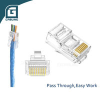 Kit d'outils de maintenance réseau Gcabling tout-en-un avec testeur de coupe de câbles, connecteur RJ45 et Keystone Jack