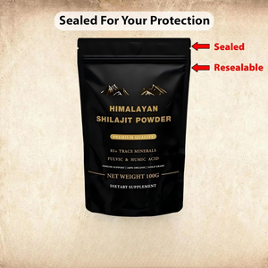 אבקת שילאג'יט 100% זהב טהור, 85+ חומצה פולבית, 100 גרם, תמיכה מורכבת באנרגיה ומערכת החיסון, מינרלים קורט, ויטמינים, מתאים לגברים ונשים - Product Image 6