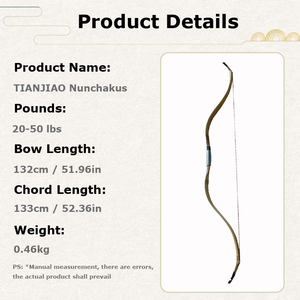2023 GEDENG 20-50 lbs Tir À L'arc Traditionnel <span class=keywords><strong>Maison</strong></span> Arc Arc Classique Flèche Chasse Longbow En Bois Arc Traditionnel - Product Image 5