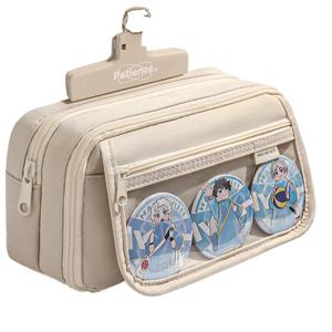 กระเป๋าใส่ปากกาเครื่องเขียนใหม่9ช่องน่ารักสำหรับโรงเรียนสำนักงานกระเป๋าใส่ปากกา - Product Image 2