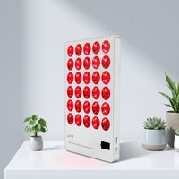 Panel Terapi Cahaya Merah 460nm/590nm/630nm/660nm/940nm Lampu Terapi Inframerah Panel Cahaya Terapi Pereda Nyeri Bantalan Lampu Terapi Cahaya Merah