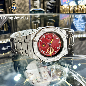 <span class=keywords><strong>Orologio</strong></span> da Polso da <span class=keywords><strong>Uomo</strong></span> di Lusso con Quadrante Colorato, Design Ottagonale Classico, Cassa in Lega, Cinturino in Acrilico, Impermeabile, al Quarzo - Product Image 1