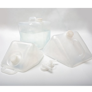 Conteneur d'eau pliable en plastique, jerry portatif pour randonnée en plein air avec <span class=keywords><strong>robinet</strong></span> en plastique - Product Image 4