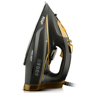 Fer à repasser portable RAF en céramique 2400W avec semelle antiadhésive, idéal pour la maison - Grande Vente RAF - Product Image 2