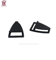 Ajusteur de sangle trapézoïdale en plastique, accessoire de casque, attache de sangle haute résistance pour sac, fixation de sangle de retenue de casque