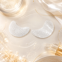 Patchs de masque pour les yeux en fil d'or Y384, en tissu non tissé hautement absorbant, pour la confection de masques DIY