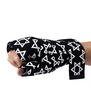 HAWK SPORTS INDUSTRIES Support de poignet en néoprène bleu avec fermeture magnétique/à enfiler, protège-paume réglable pour la musculation - Product Image 1