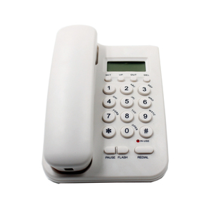 Offre Spéciale pas cher analogique <span class=keywords><strong>simple</strong></span> téléphone filaire set soutien mur-mount caller ID POUR home office téléphone - Product Image 4