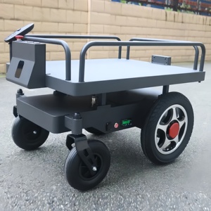 <span class=keywords><strong>Robot</strong></span> chariot <span class=keywords><strong>de</strong></span> suivi automatique <span class=keywords><strong>de</strong></span> personne, robuste, 100 kg, à quatre roues, pour transport <span class=keywords><strong>de</strong></span> marchandises - Product Image 2