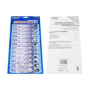 24 pack batterie bouton hybride AG1 AG3 AG4 AG5 AG10 AG12 AG13 CR2016 CR2025 <span class=keywords><strong>CR2032</strong></span> calculatrice de batterie télécommande - Product Image 3