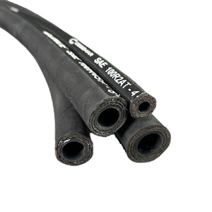 Steel Braided 1" Hydraulic <b>Hose</b> Pipe R1 R2 2SN 1/4 1/2 3/8" Hydraulic <b>Hose</b> Coupler Assembly High Hydraulic <b>Rubber</b> <b>Hose</b> - Product Image 4