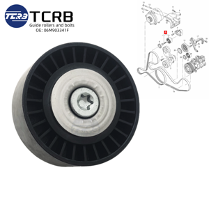 Connexion et fixations d'un rouleau de guidage et d'un boulon 06M903341F pour Audi A6 A7 A8 Q7 Q8 S6 S7 3.0T - Product Image 3