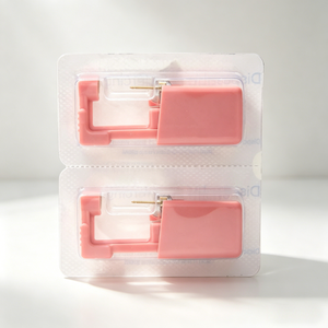 Perce-oreilles jetable en cristal étoile rose 3e génération, outil de perçage stérile hypoallergénique en acier inoxydable - Product Image 3
