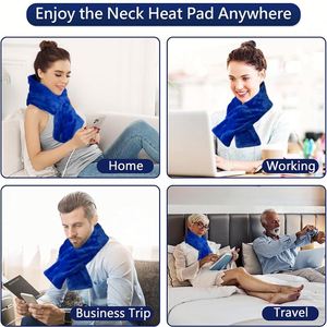 World Bio Hot/Cold Compress Neck & Shoulder Pain Relief <b>Heating</b> Pad with Stress Relief (51x46cm) - Product Image 5
